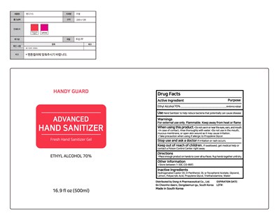 500ml Dong-a Hand Sanitizer (Donga Hand Sanitizer)